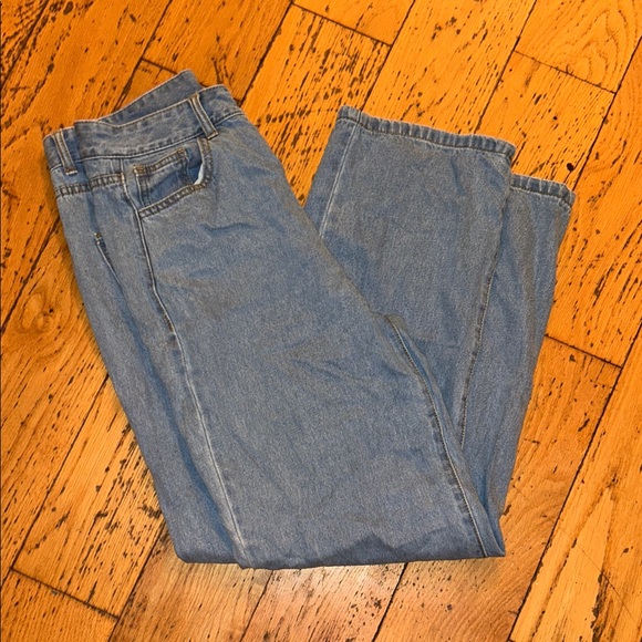 SHEIN Light Blue Wide Leg Jeans - Picture 1 of 1